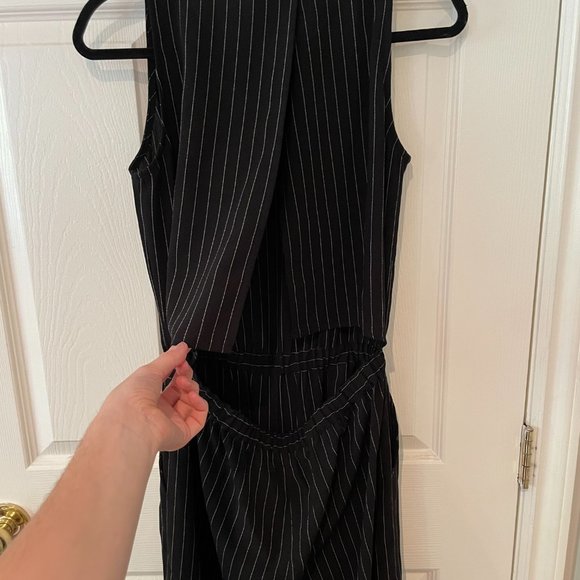 Monk and Lou Black pinstripe jumpsuit - Picture 4 of 5
